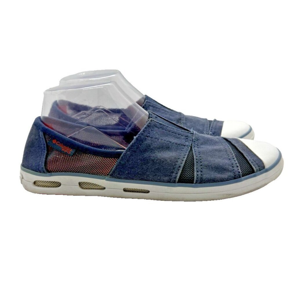 Columbia Vulc N Vent Womens Size 9 Boat Shoes Blue Slip On Sneakers BL2727-492